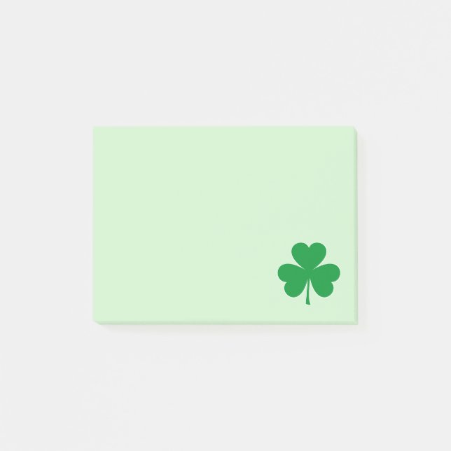 Notas de Shamrock Post-it (Anverso)