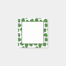 Notas de Shamrocks texturizadas