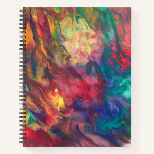 Notas del diario Rainbow Notebook Art Colorful Dre