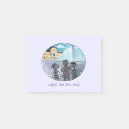 Notas del Louvre 4" x 3"- Disfrutar