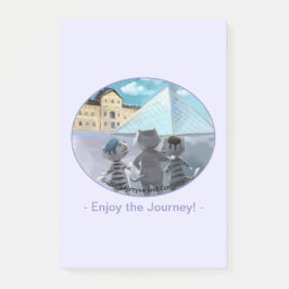 Notas del Louvre 4" x 6" - Disfrutar