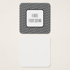 Notas del mensaje del patrón retro de Funky Negro