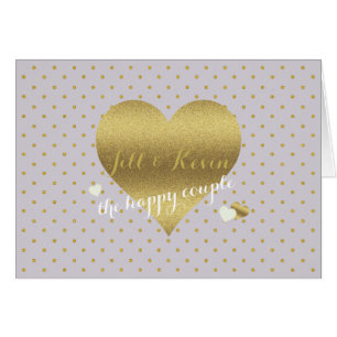 Notas del partido Bride Co Gold Heart & Lavender W