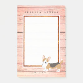 Notas del paseo marítimo de Cute Corgi