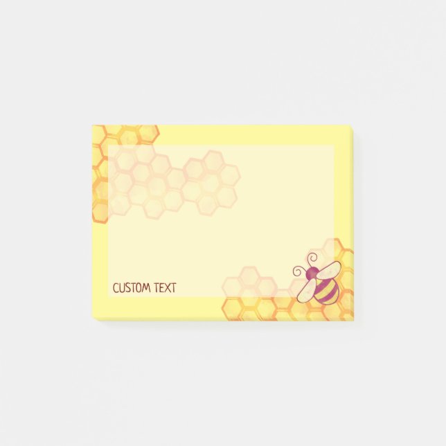 Notas del Personalizado de Sweet Bee Honeycomb (Anverso)