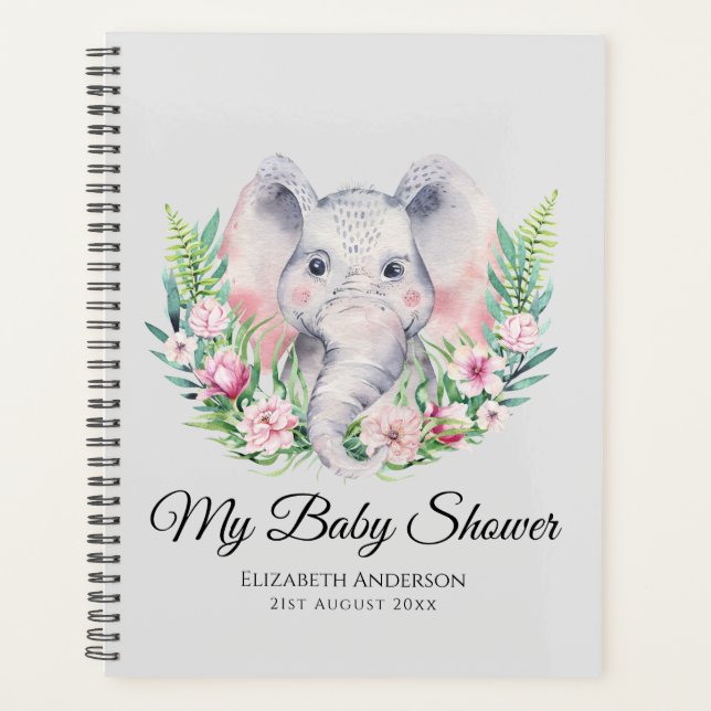 Notas del planificador del álbum de BABY SHOWER Sp (Anverso)
