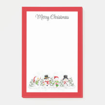 Notas del post de Merry Christmas Snowmen