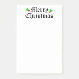 Notas del post de navidad navideña