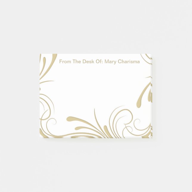 Notas del poste del monograma (Anverso)