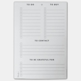 Notas del Poste-It® de ToDo múltiple