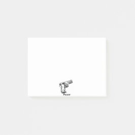 Notas del Poste-it® del arma