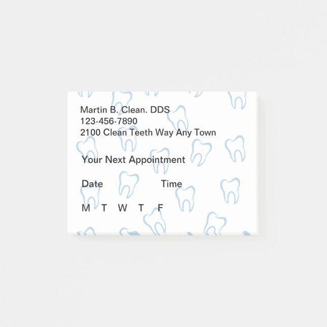 Notas del Poste-it® del poste del negocio del (Anverso)