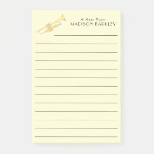 Notas del profesor de bandas de músicos de Trumpet