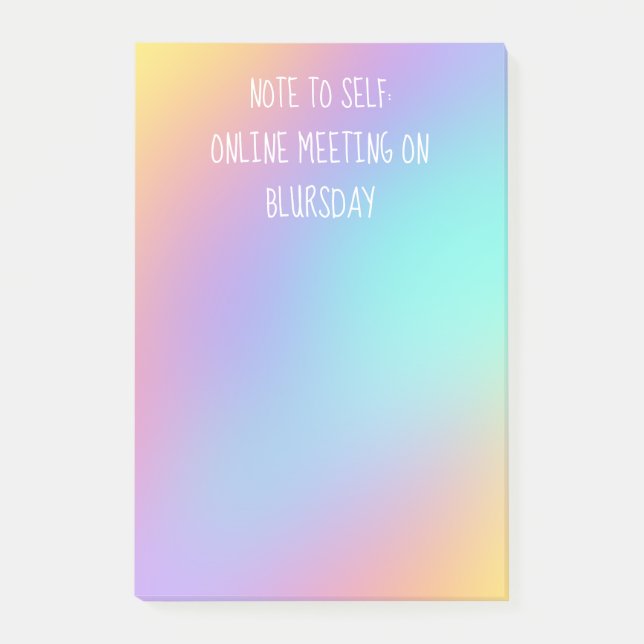 Notas divertidas de "Note to Self" (Anverso)