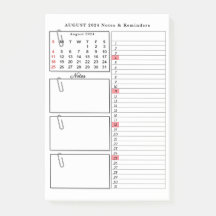 Notas elegantes Minimalistas modernas