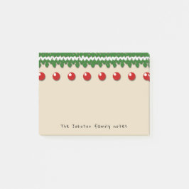 Notas estacionales de la familia con el texto y el