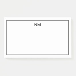Notas Estacionarias Monogramadas de personalizable