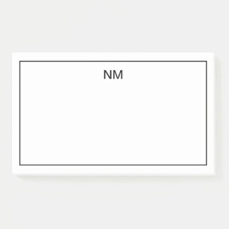 Notas Estacionarias Monogramadas de personalizable