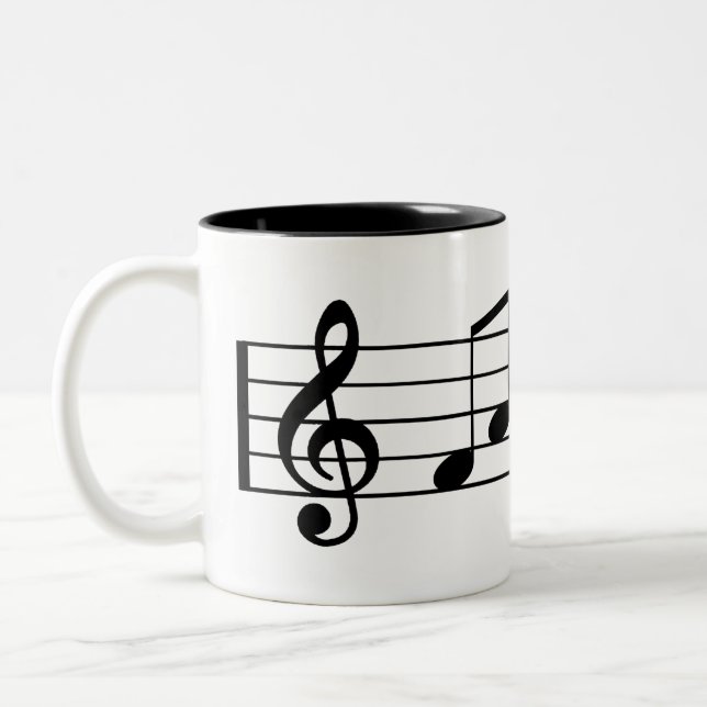 Notas fabulosas de la música de la taza de café (Izquierda)