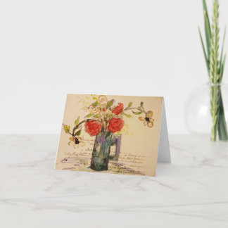 Notas florales francesas del artista,