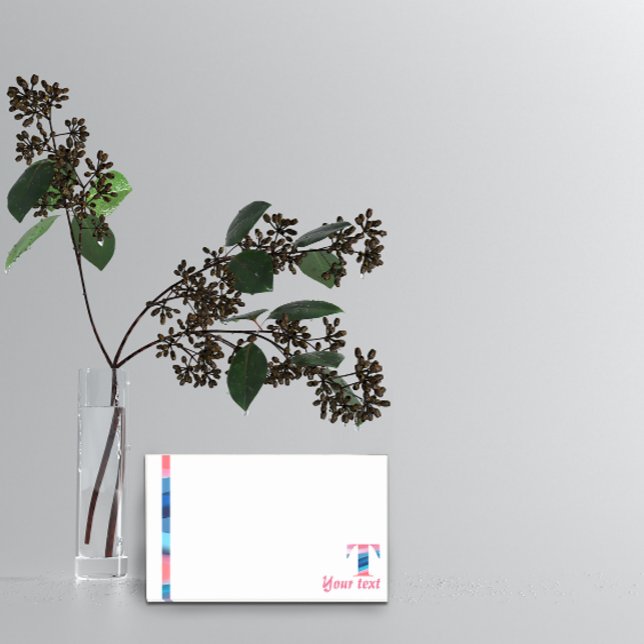 Notas iniciales del degradado azul de coral T mono (Subido por el creador)