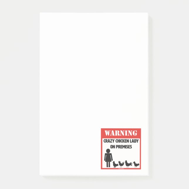 Notas locas de la señora post-it del pollo (Anverso)