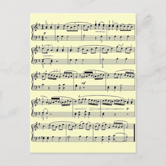 notas musicales (Anverso)