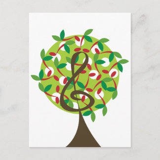 Notas musicales agudas de cereza Árbol caprichoso