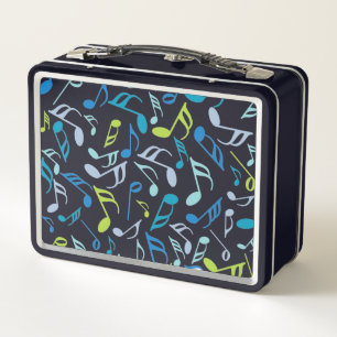 Notas musicales azul