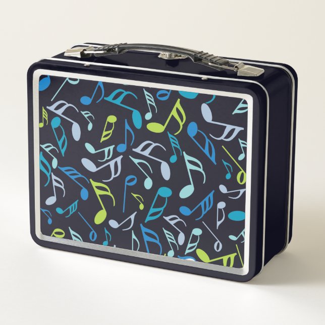 Notas musicales azul (Reverso)