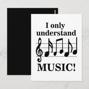 Notas musicales en blanco y negro