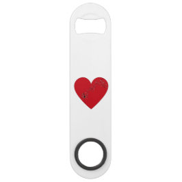 Notas musicales en el abridor de botellas inoxidab