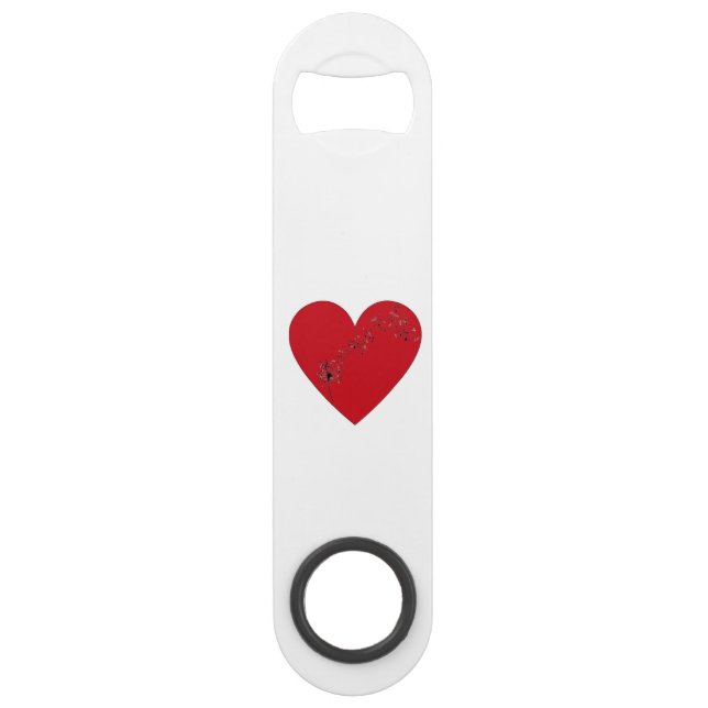 Notas musicales en el abridor de botellas inoxidab (Anverso)