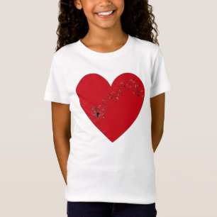 Notas musicales en el corazón, camiseta