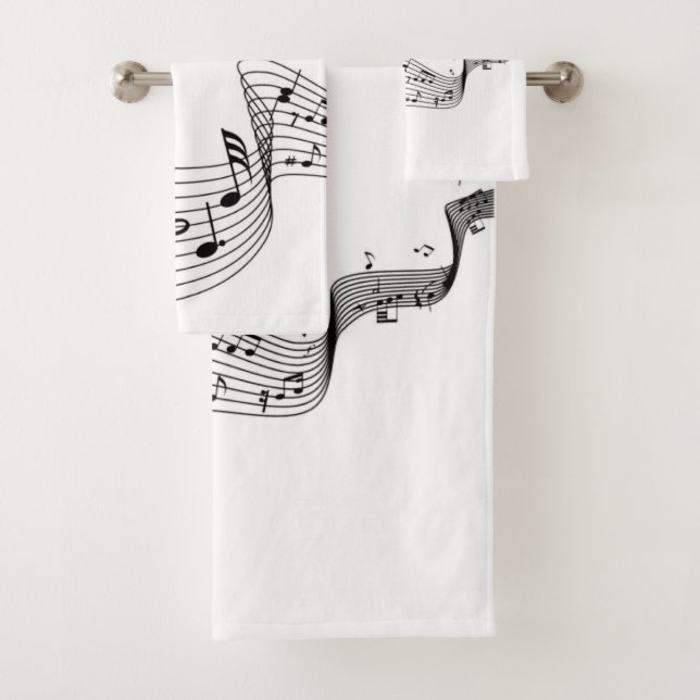 Notas musicales en plata (In situ)