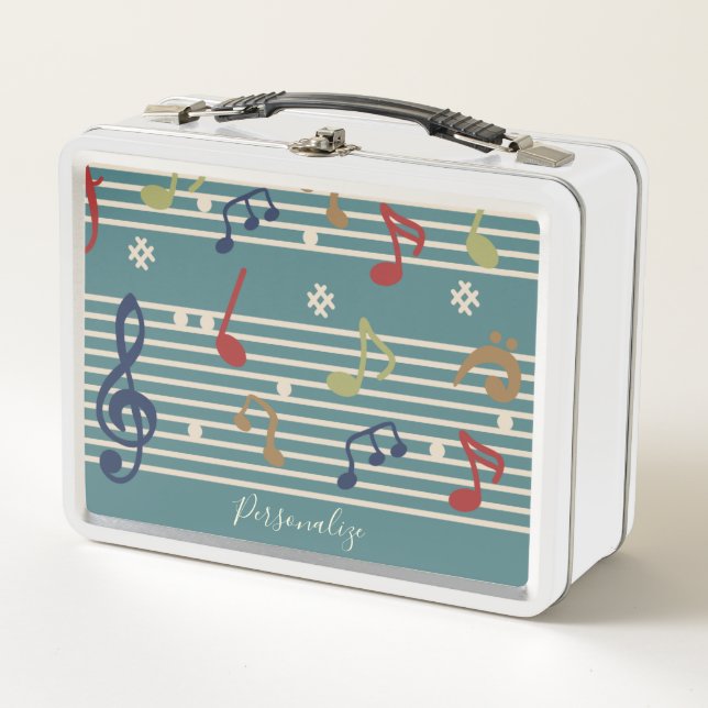Notas musicales Hoja musical Música Personalizada (Anverso)