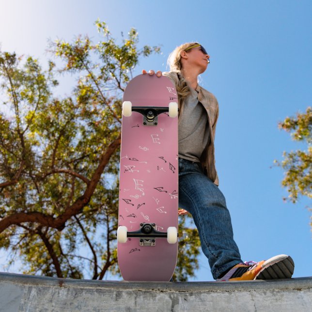 Notas musicales Pink Glow Skateboard (Exterior 1)