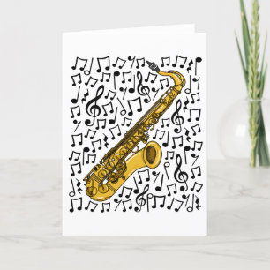 Notas musicales saxofónicas, profesor de música sa