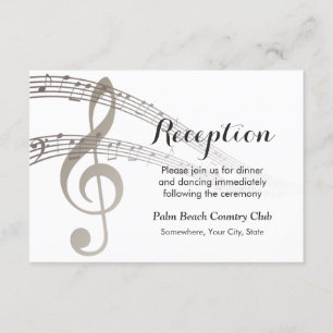 Notas Musicales Simples Recepción de Boda Musical