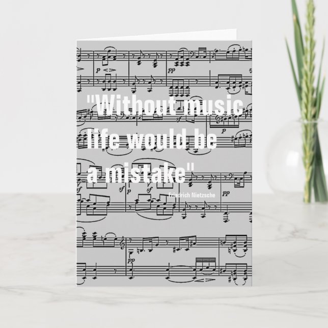notas musicales y cita (Anverso)