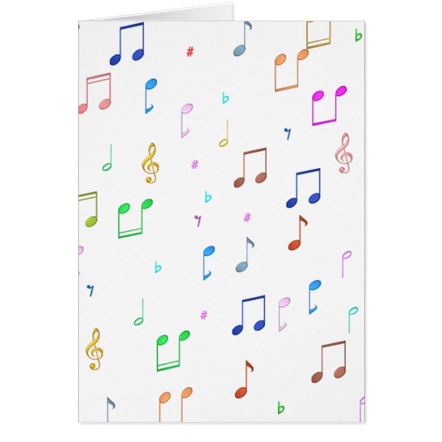 Notas musicales y símbolos (Frente)