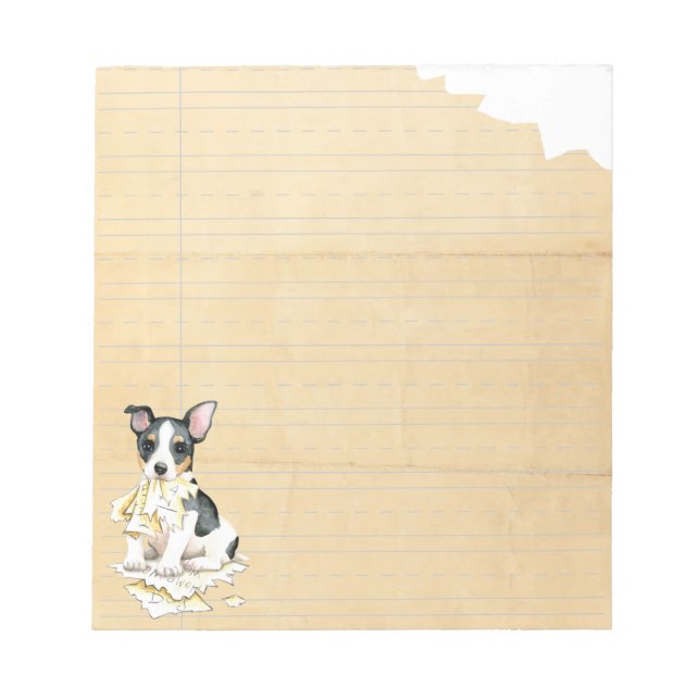 Notas My Teddy Roosevelt Terrier se comió mi Bloc de not (Frente)