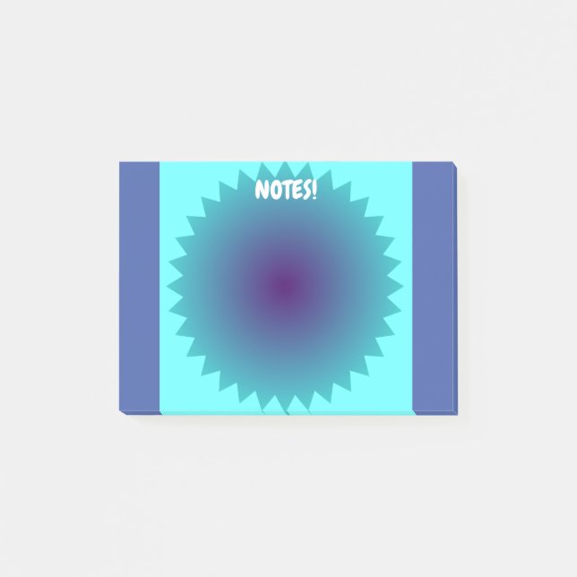 "¡NOTAS!" Notas Post-it. (Anverso)