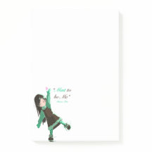 Notas pegajosas de comillas inspiradoras de helado