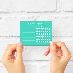 Notas pegajosas de Green Mini Habit Tracker
