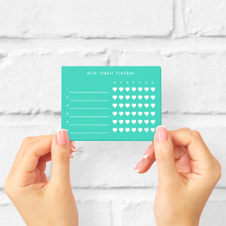 Notas pegajosas de Green Mini Habit Tracker