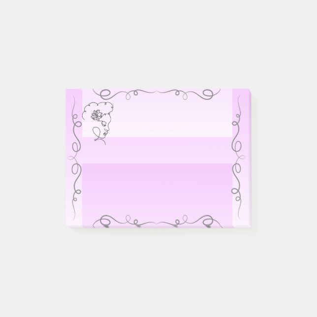 Notas pegajosas de la Beauty Lavender (Anverso)