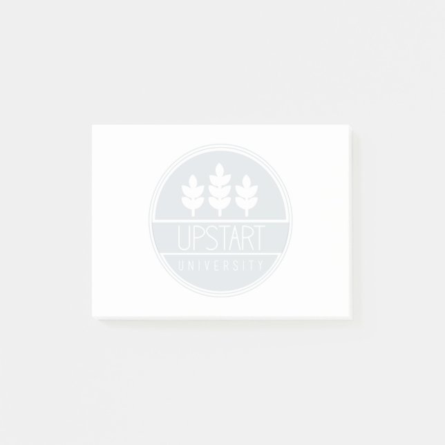 Notas pegajosas de la universidad arribista (Anverso)