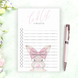 Notas pegajosas de lista de tareas pendientes pers