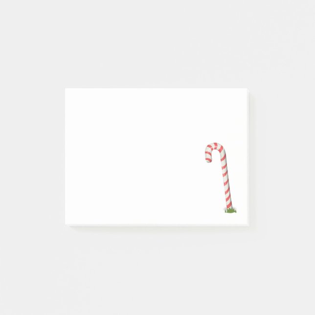 Notas pegajosas del bastón de caramelo (Anverso)